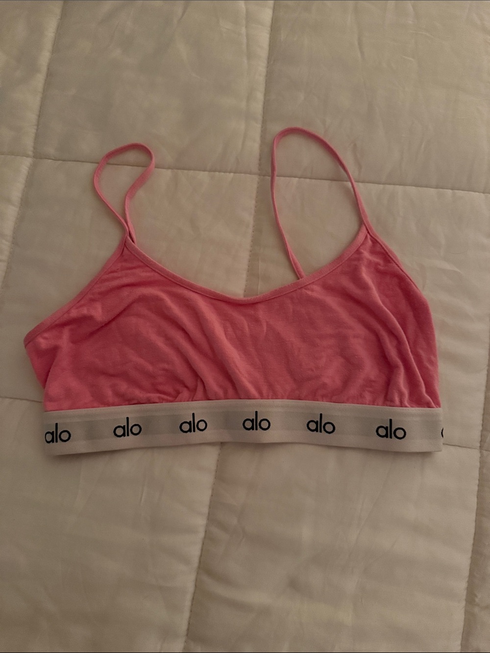 ALO Yoga Pink Stretch bralette small